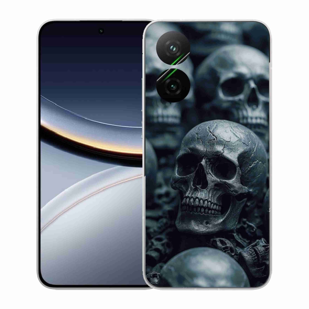 Gélový kryt mmCase na Xiaomi Poco F7 5G - lebka 2