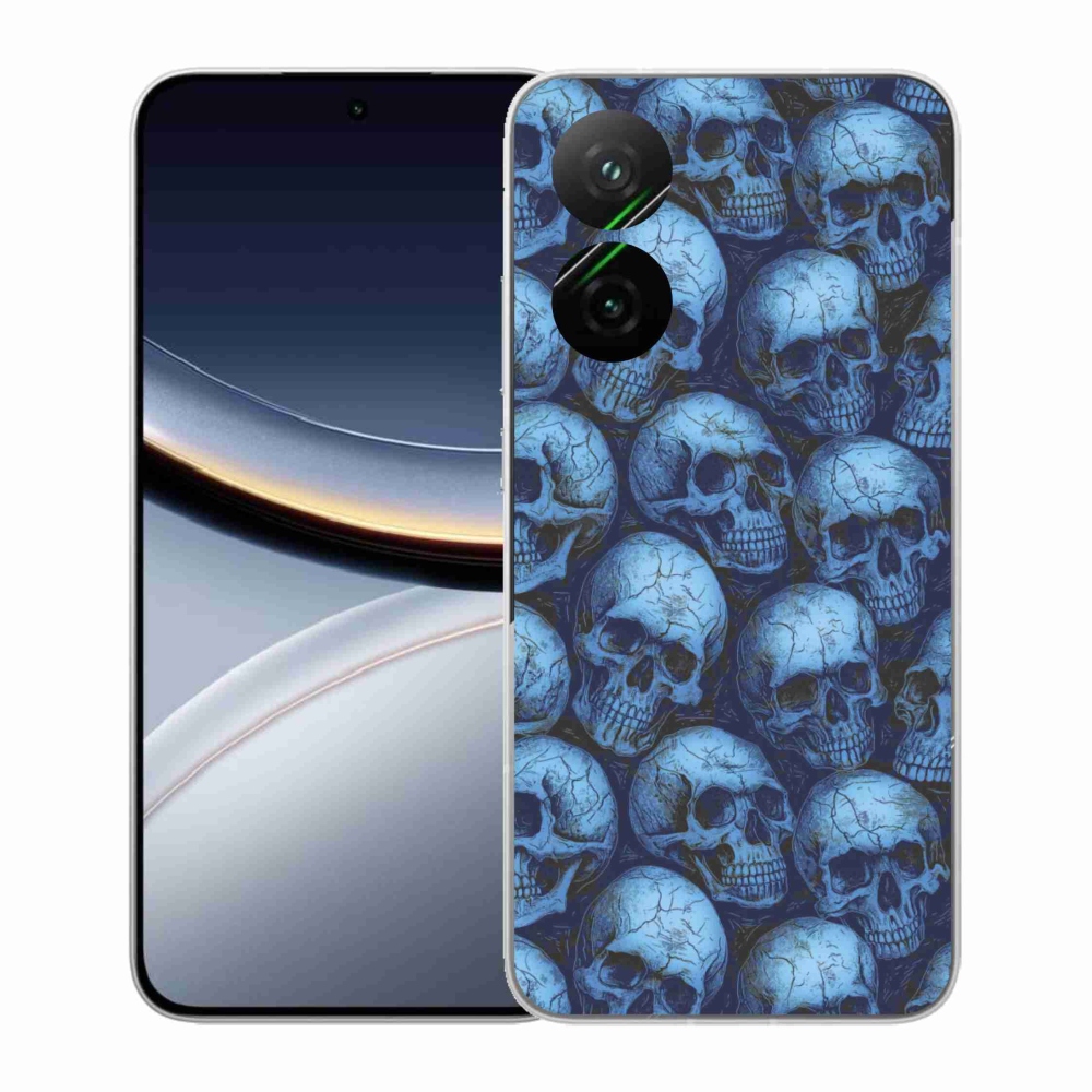 Gélový kryt mmCase na Xiaomi Poco F7 5G - lebky