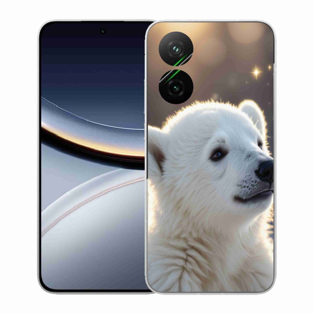 Gélový kryt mmCase na Xiaomi Poco F7 5G - ľadový medveď