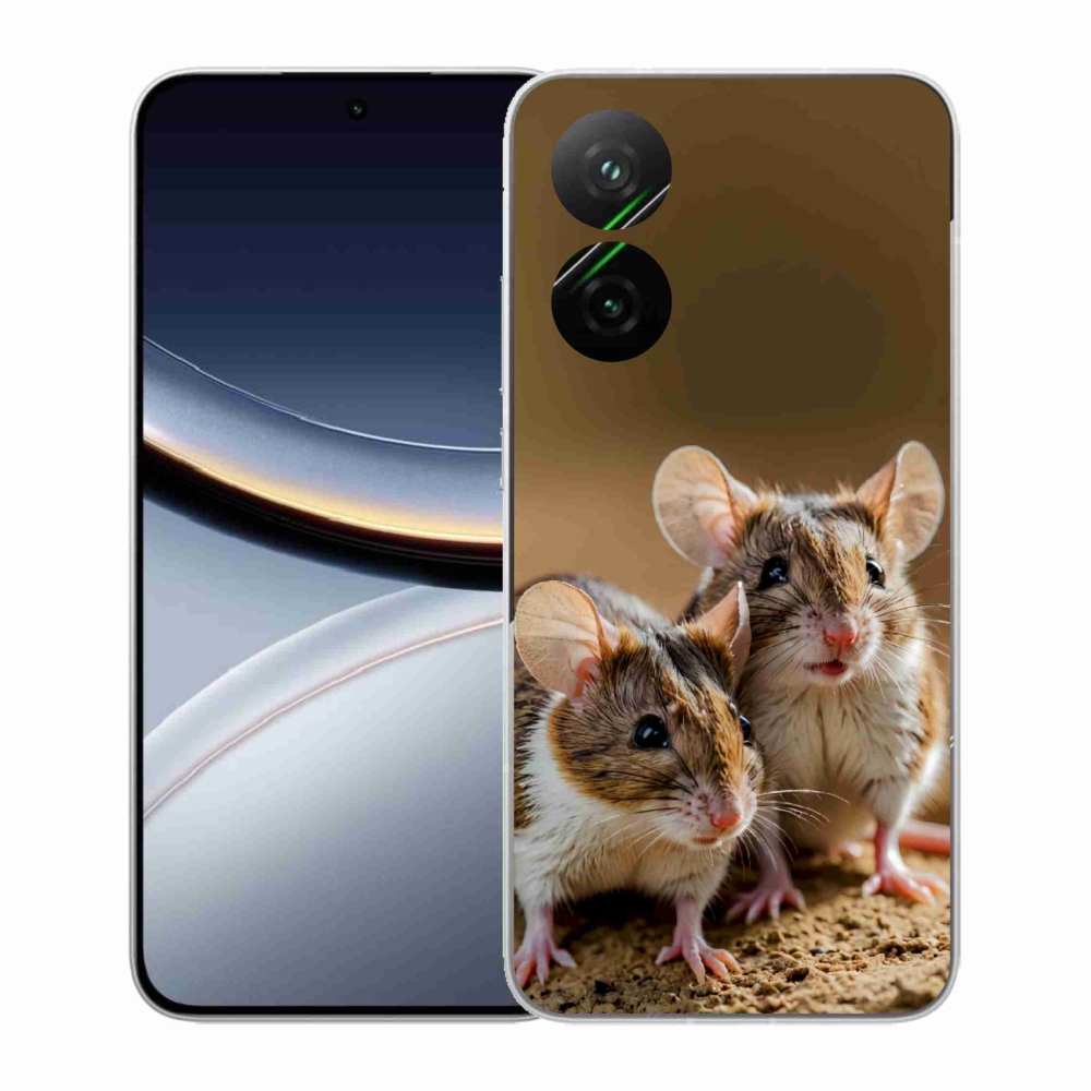 Gélový kryt mmCase na Xiaomi Poco F7 5G - myší duo