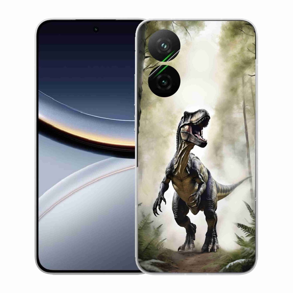 Gélový kryt mmCase na Xiaomi Poco F7 5G - naštvaný T-Rex