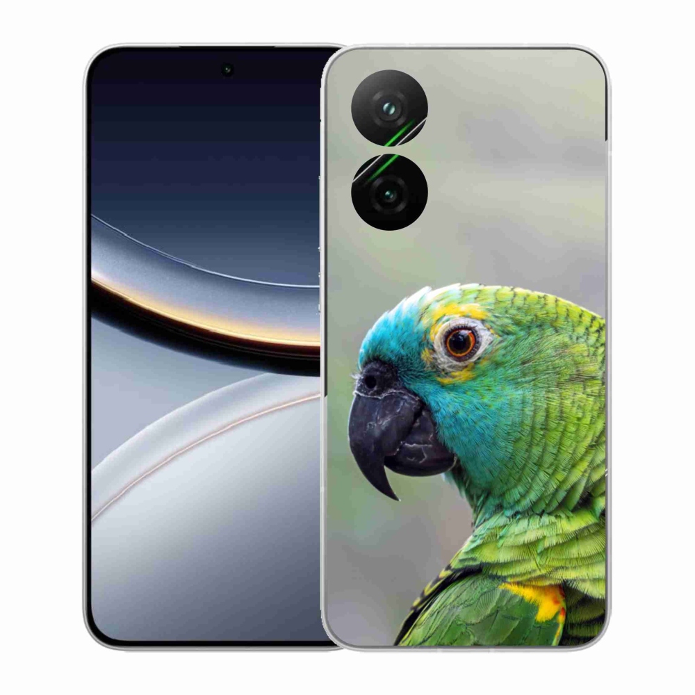 Gélový kryt mmCase na Xiaomi Poco F7 5G - papagáj amazoňan