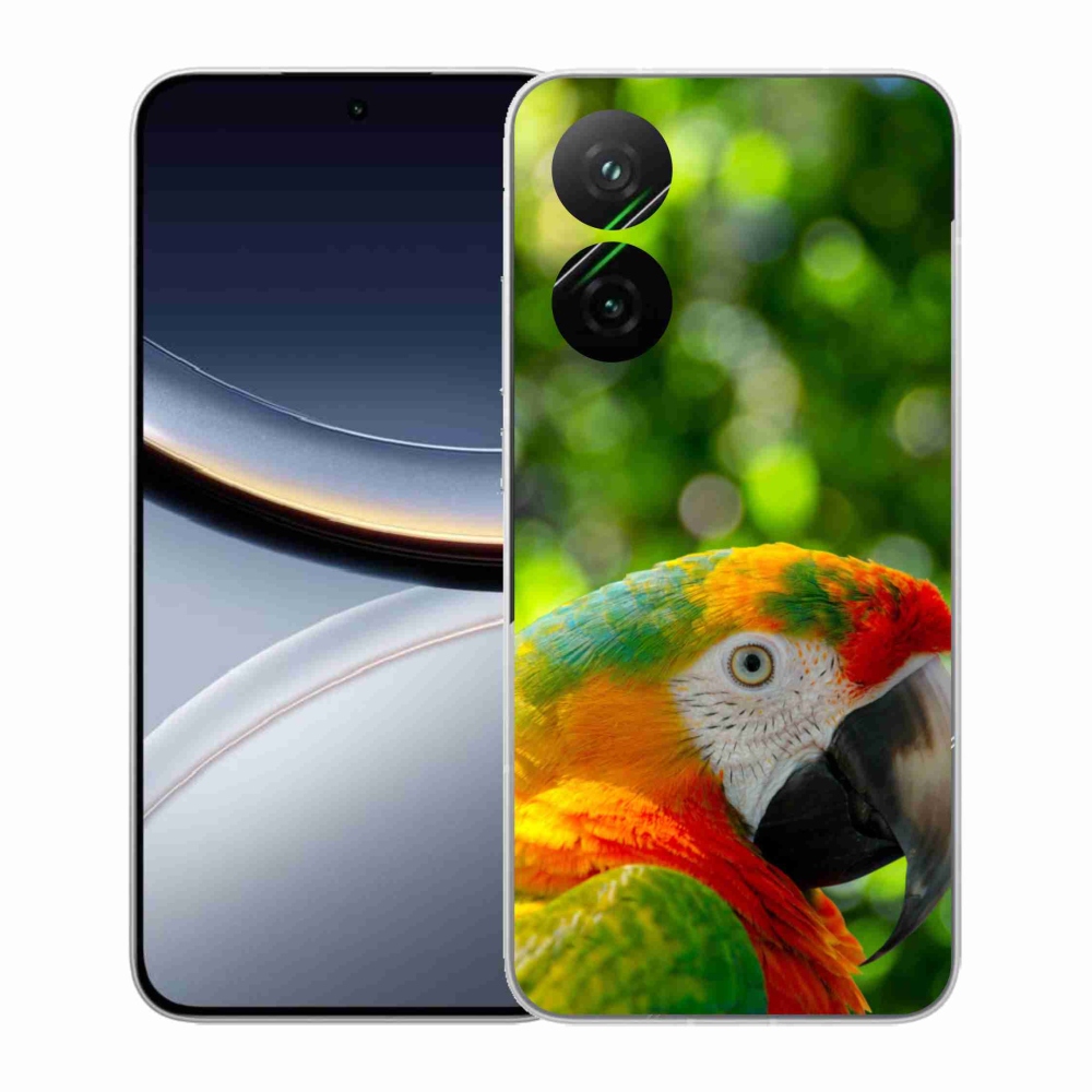 Gélový kryt mmCase na Xiaomi Poco F7 5G - papagáj ara 3