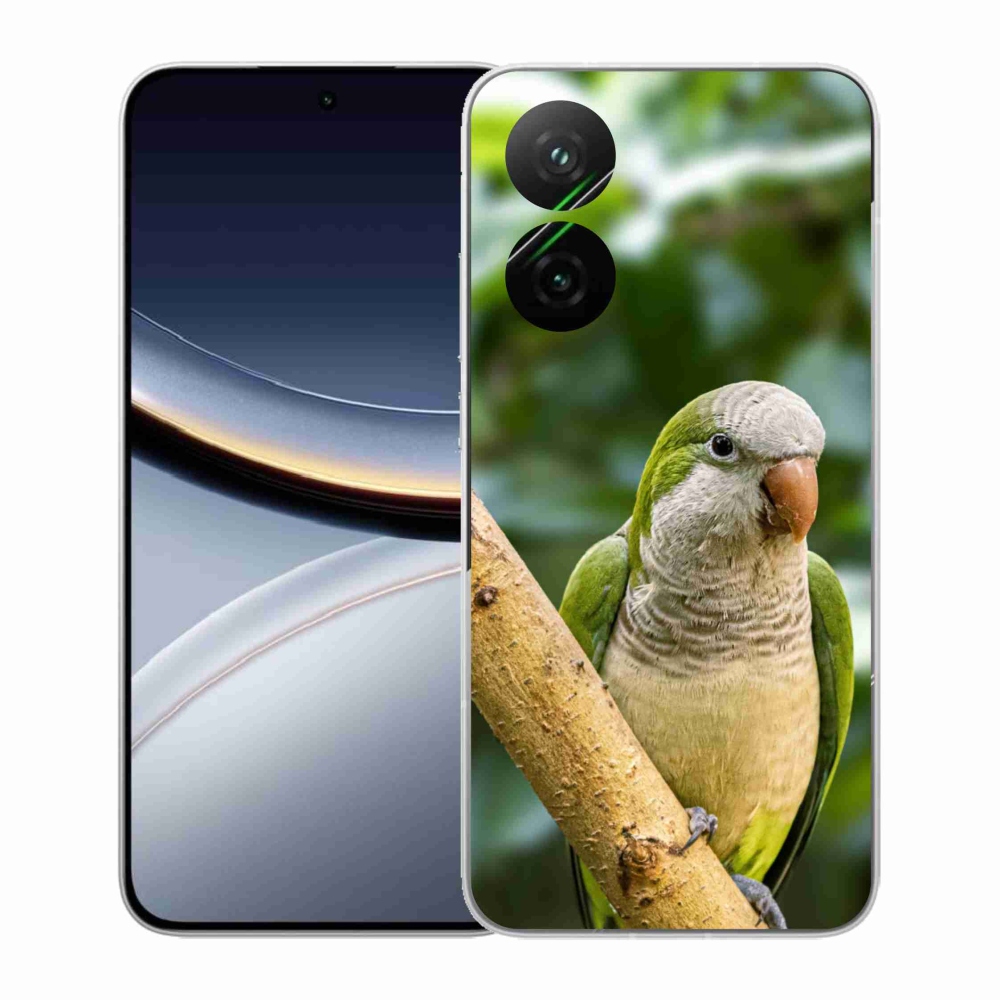 Gélový kryt mmCase na Xiaomi Poco F7 5G - papagáj mníšok