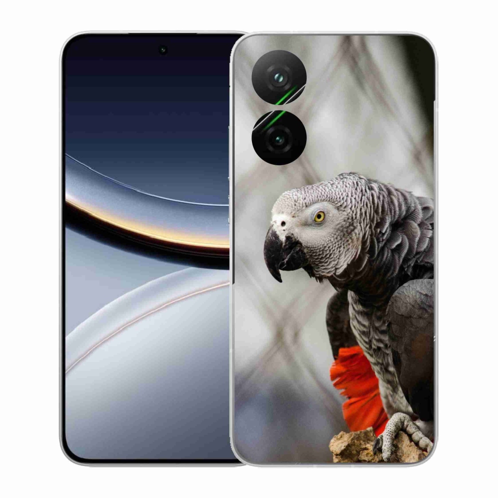 Gélový kryt mmCase na Xiaomi Poco F7 5G - papagáj žako 3