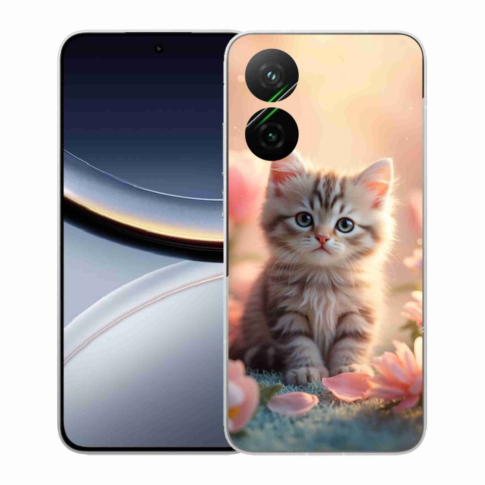 Gélový kryt mmCase na Xiaomi Poco F7 5G - roztomilé mačiatko 8