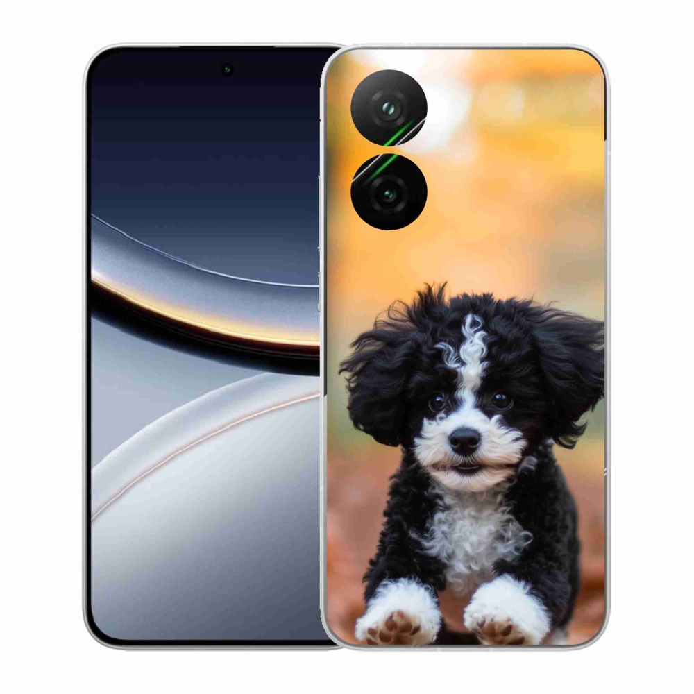 Gélový kryt mmCase na Xiaomi Poco F7 5G - roztomilé šteňa 2