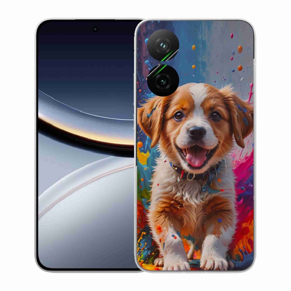 Gélový kryt mmCase na Xiaomi Poco F7 5G - roztomilé šteňa 3