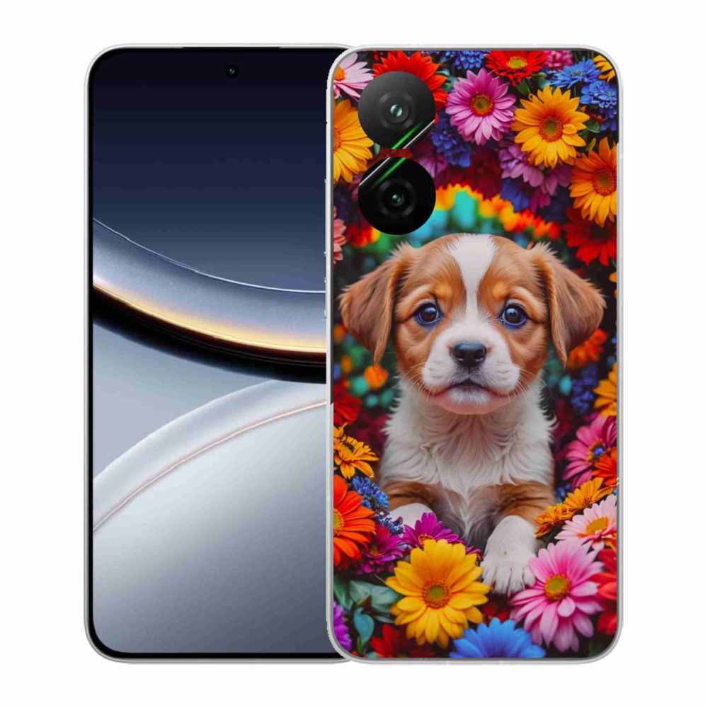 Gélový kryt mmCase na Xiaomi Poco F7 5G - roztomilé šteňa