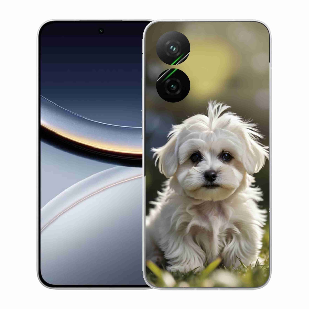 Gélový kryt mmCase na Xiaomi Poco F7 5G - roztomilý maltézsky psík