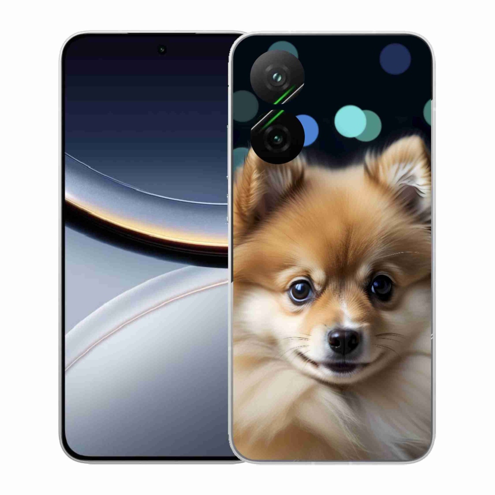 Gélový kryt mmCase na Xiaomi Poco F7 5G - roztomilý pomeranian
