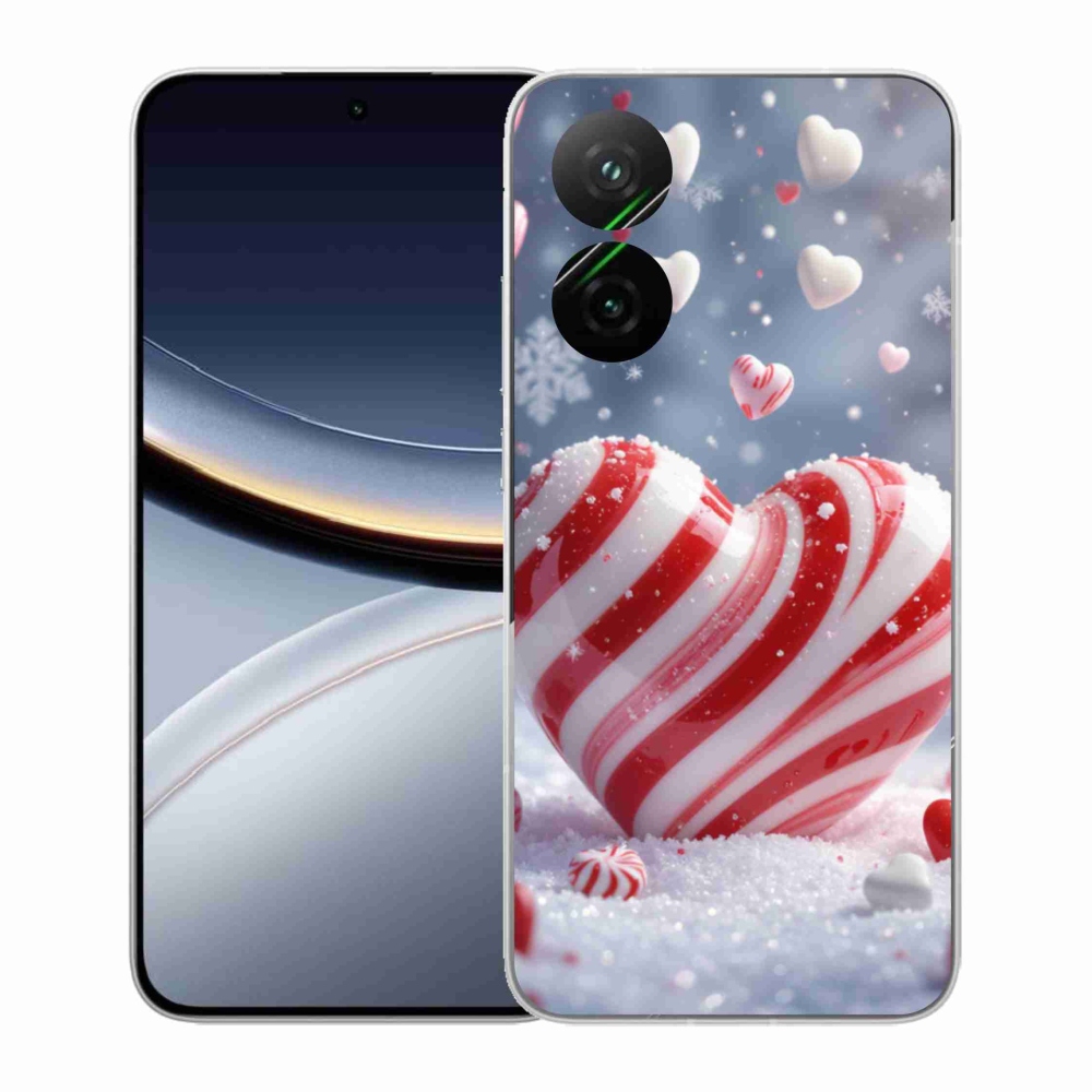 Gélový kryt mmCase na Xiaomi Poco F7 5G - sladké srdce