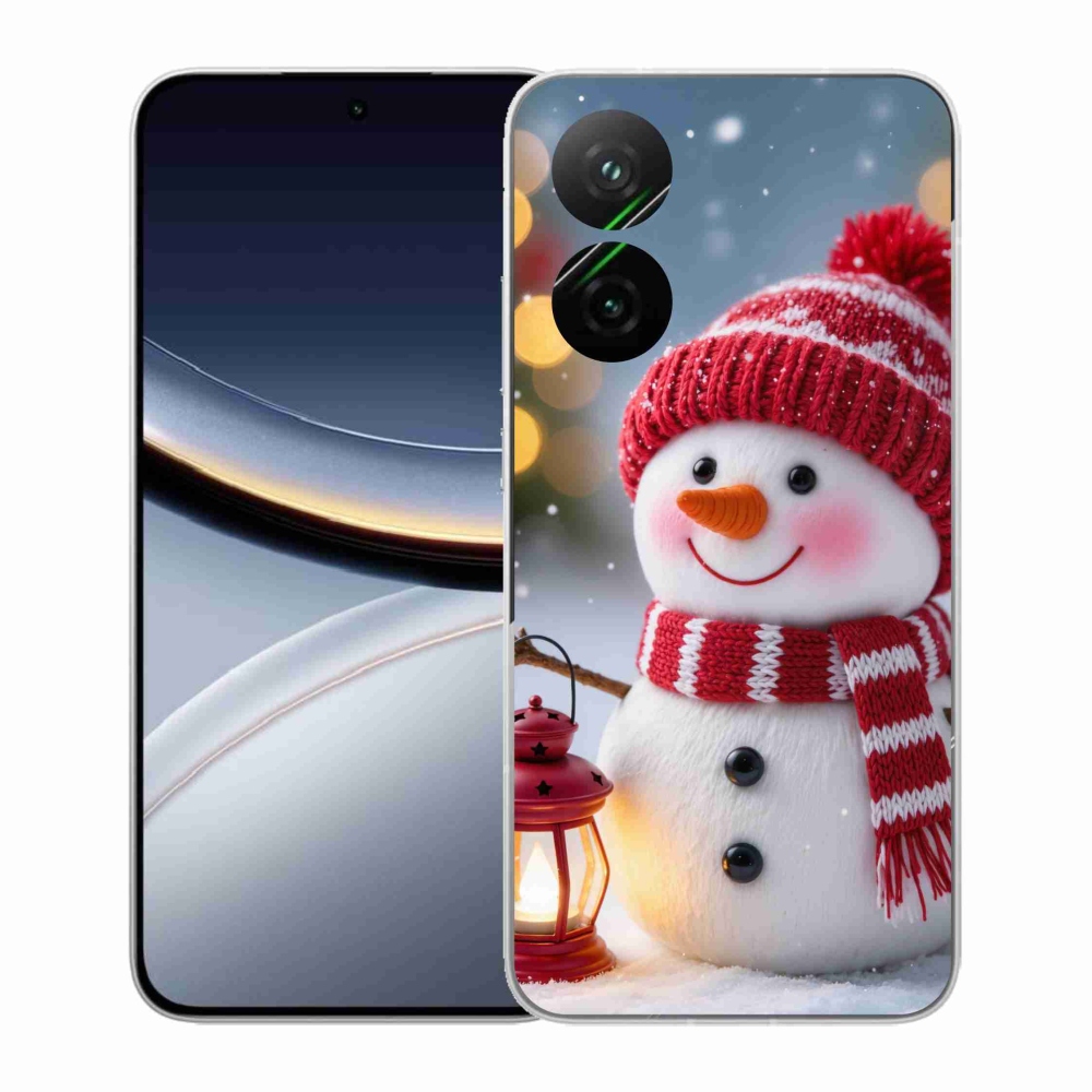 Gélový kryt mmCase na Xiaomi Poco F7 5G - snehuliak 2