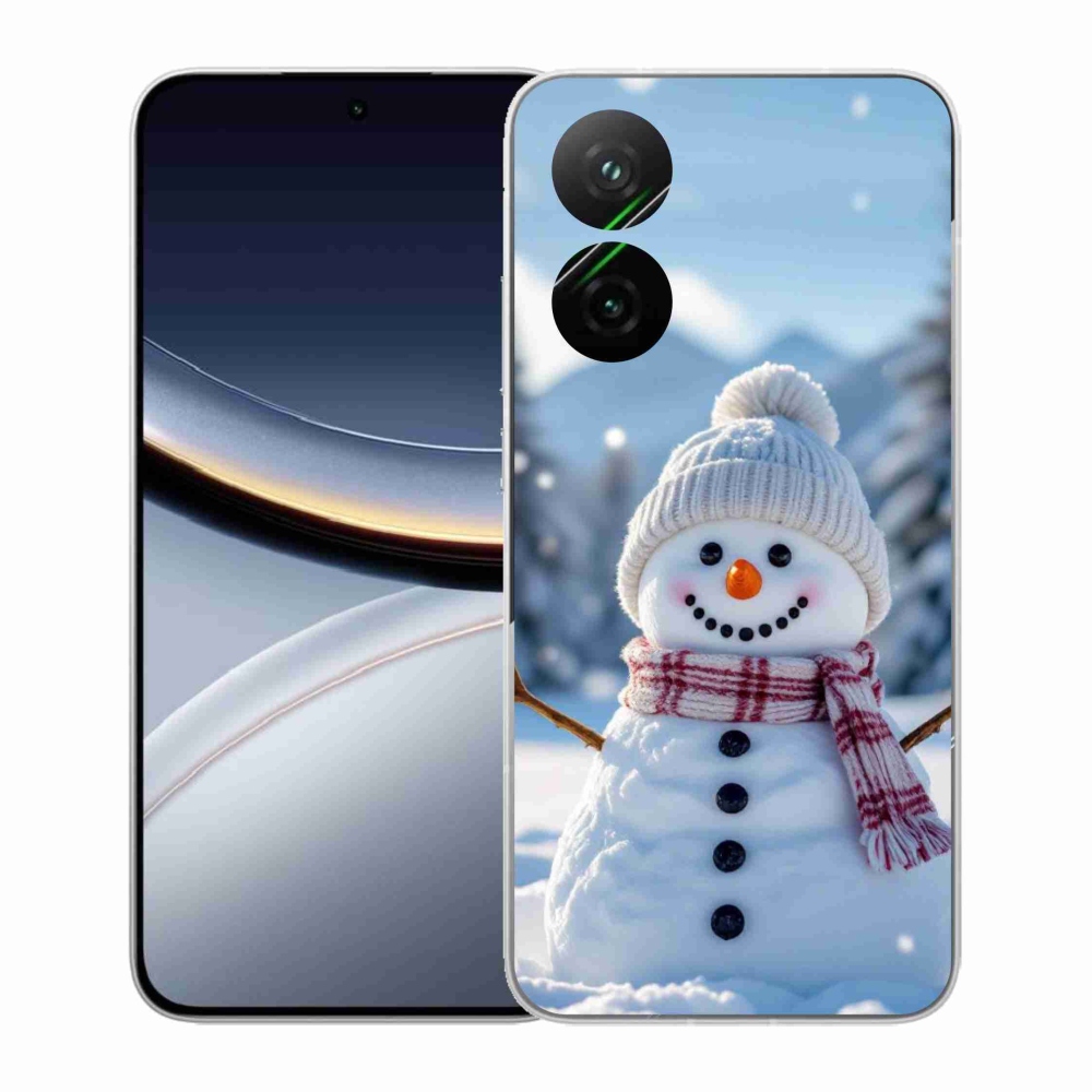 Gélový kryt mmCase na Xiaomi Poco F7 5G - snehuliak 3