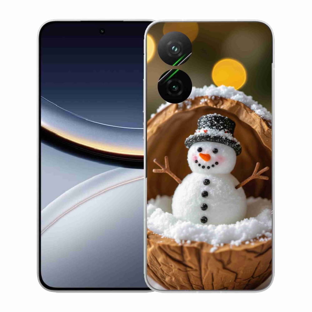 Gélový kryt mmCase na Xiaomi Poco F7 5G - snehuliak 4