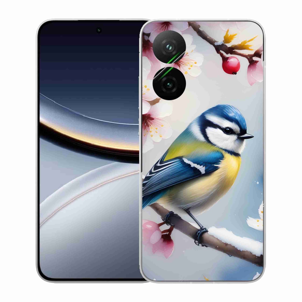 Gélový kryt mmCase na Xiaomi Poco F7 5G - sýkorka