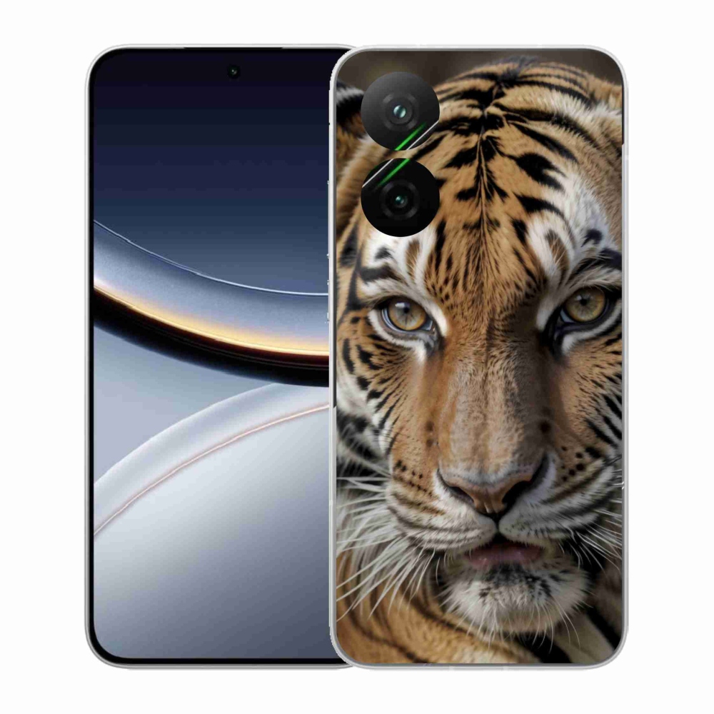 Gélový kryt mmCase na Xiaomi Poco F7 5G - tigrie pohľad