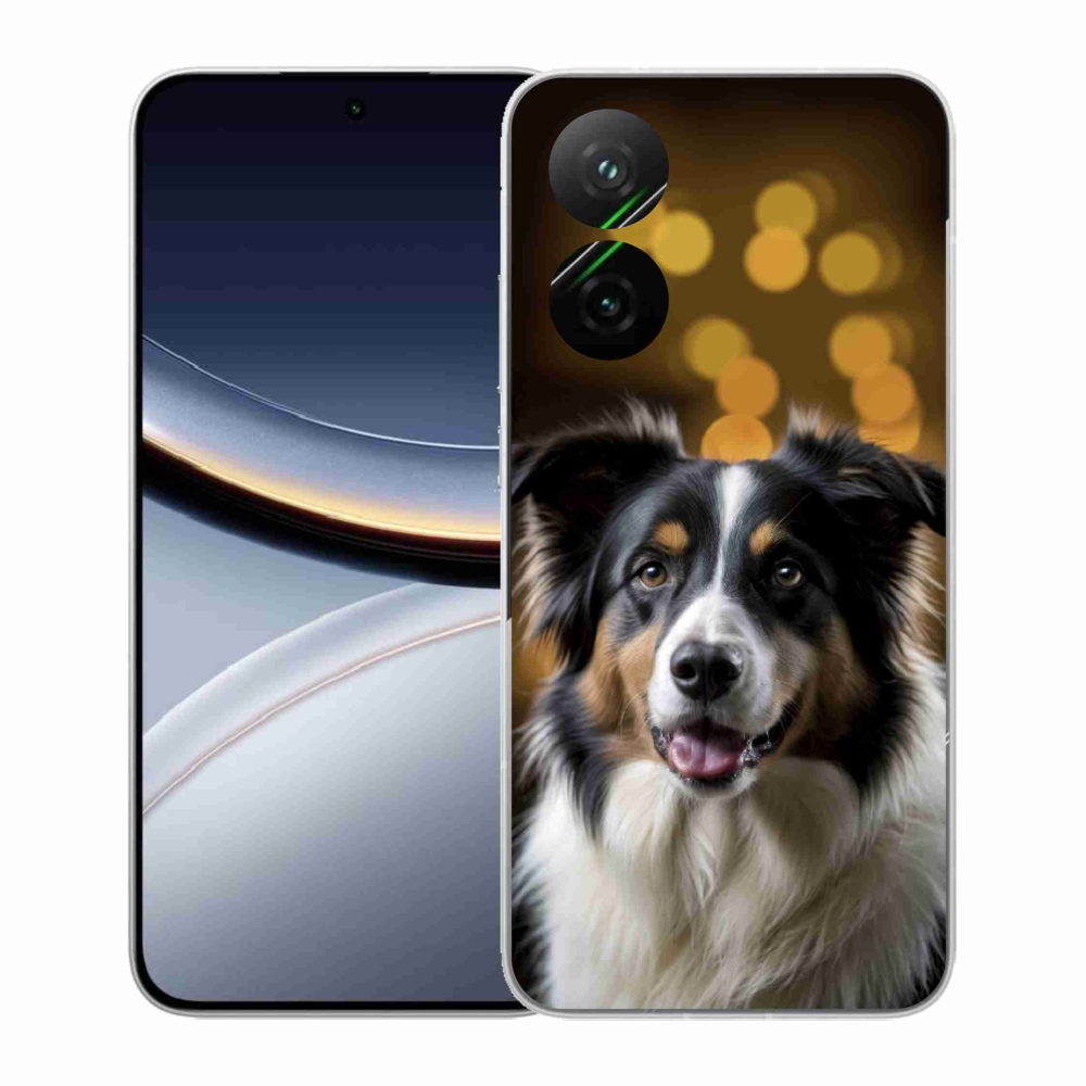 Gélový kryt mmCase na Xiaomi Poco F7 5G - usmievavý austrálsky ovčiak