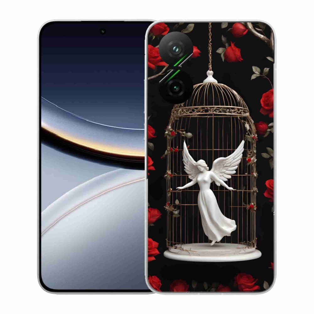 Gélový kryt mmCase na Xiaomi Poco F7 5G - uväznený anjel