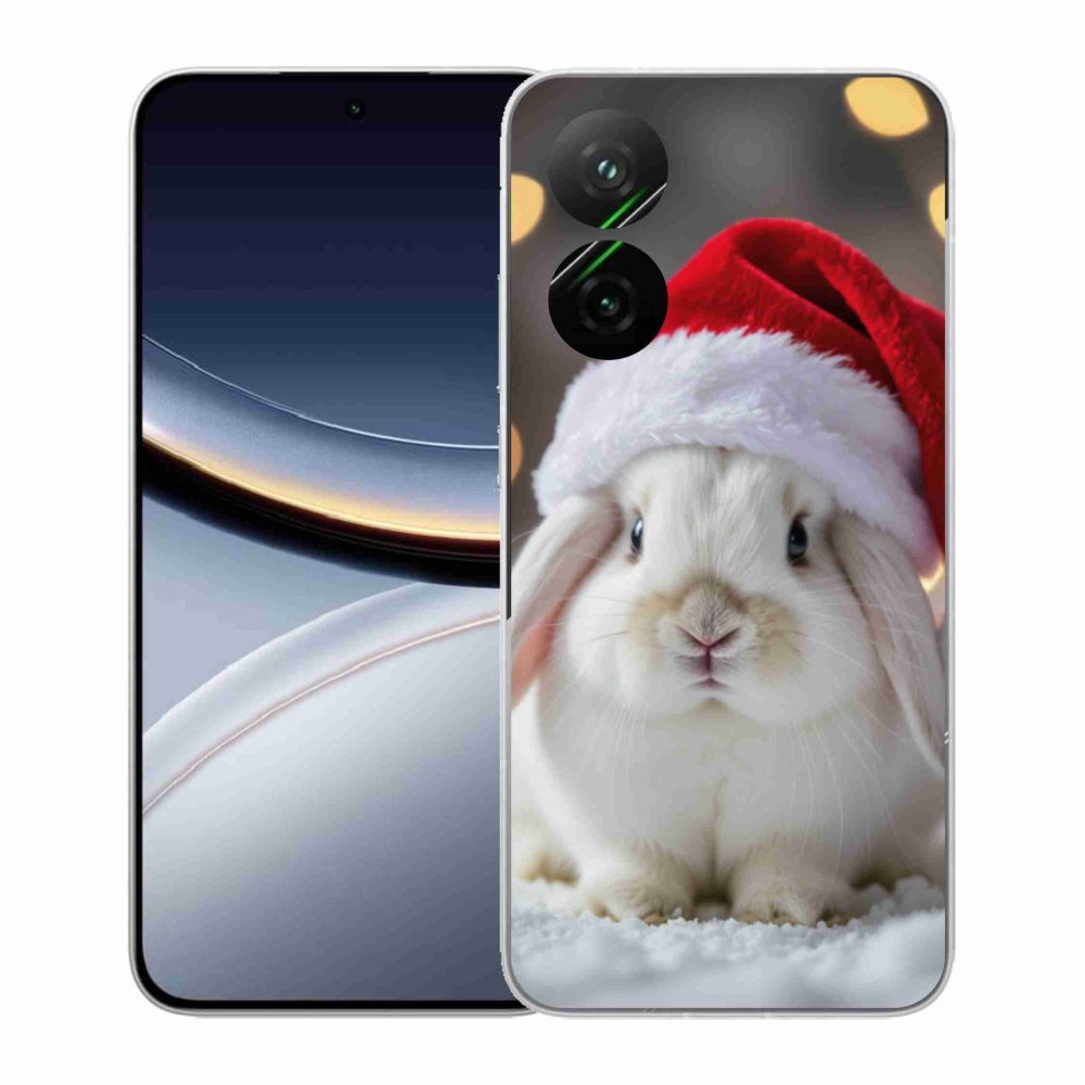 Gélový kryt mmCase na Xiaomi Poco F7 5G - vianočný králik