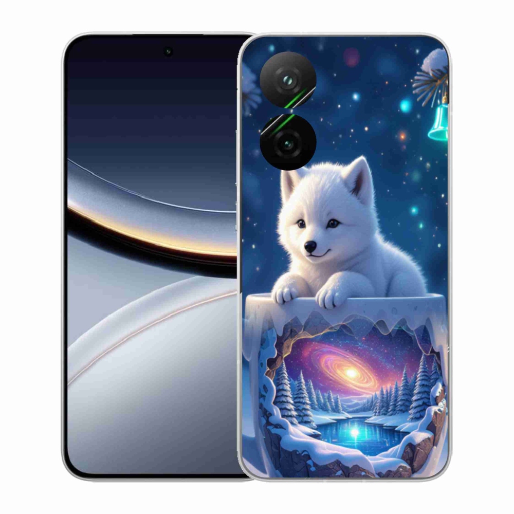 Gélový kryt mmCase na Xiaomi Poco F7 5G - vianočné šteňa