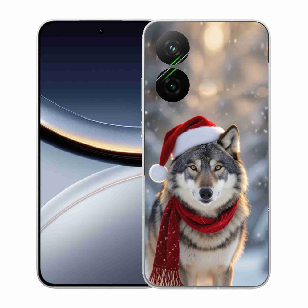 Gélový kryt mmCase na Xiaomi Poco F7 5G - vianočný vlk