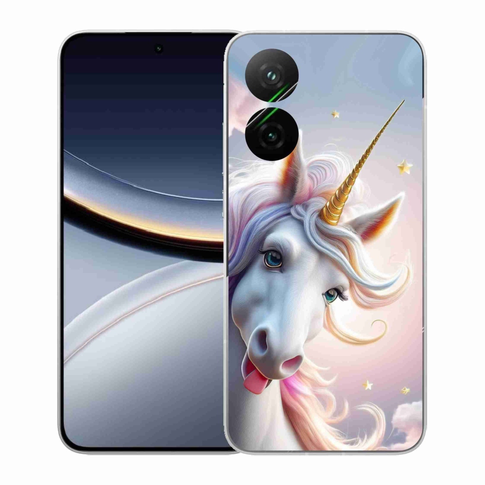 Gélový kryt mmCase na Xiaomi Poco F7 5G - veselý jednorožec