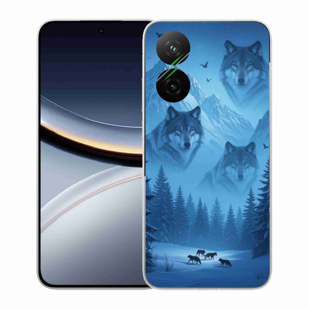 Gélový kryt mmCase na Xiaomi Poco F7 5G - vlčia svorka