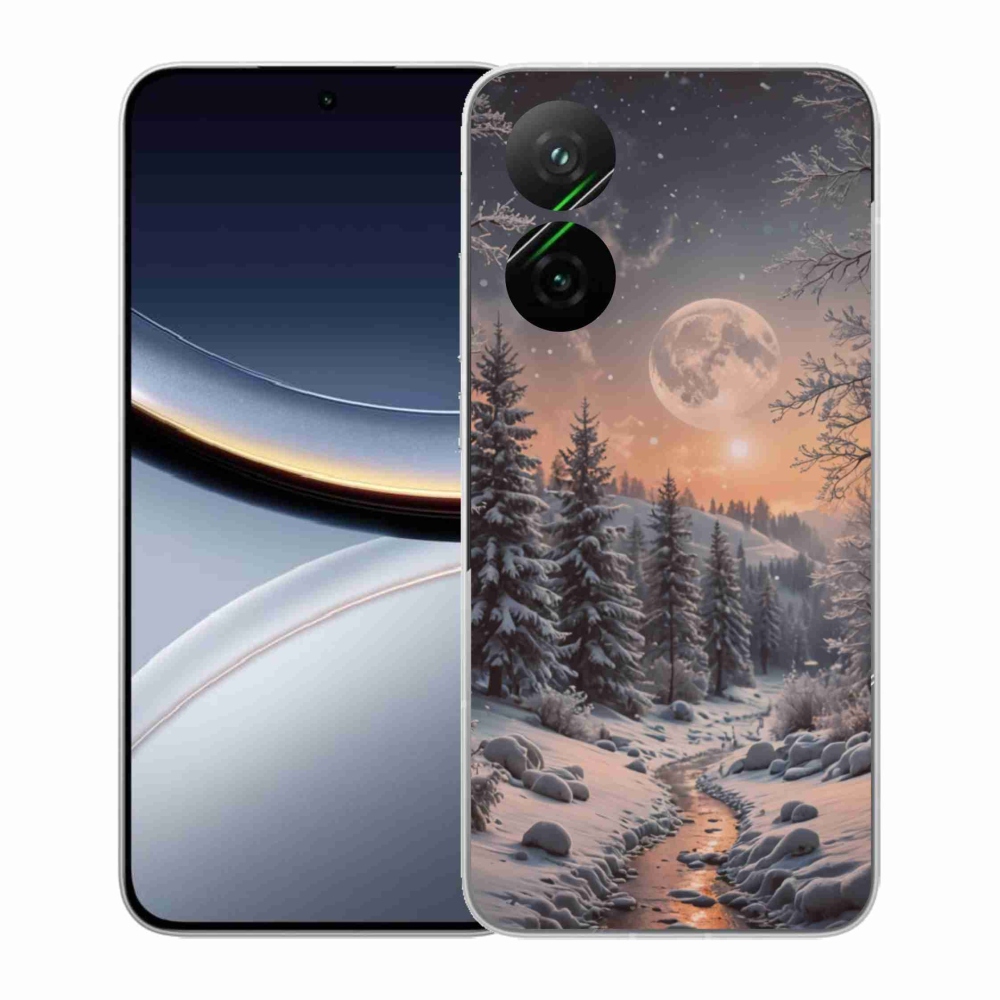 Gélový kryt mmCase na Xiaomi Poco F7 5G - zimná krajina 2