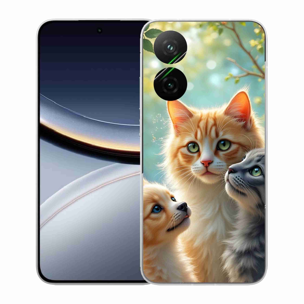 Gélový kryt mmCase na Xiaomi Poco F7 5G - zvieracie priateľstvo 2