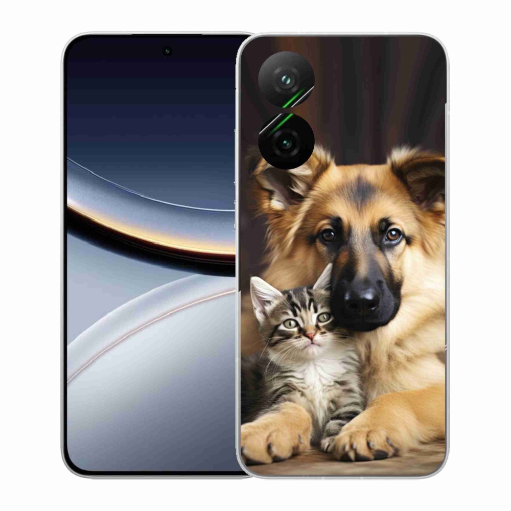 Gélový kryt mmCase na Xiaomi Poco F7 5G - zvieracie priateľstvo