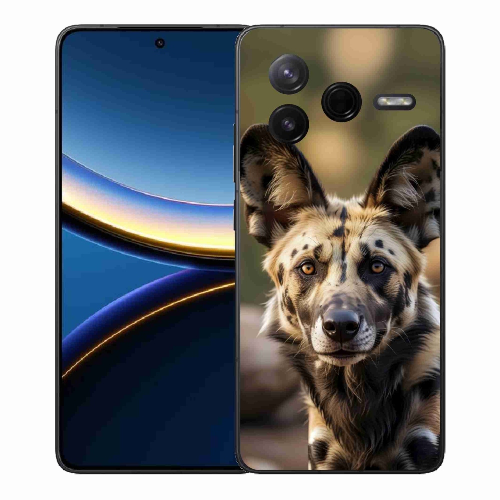 Gélový kryt mmCase na Xiaomi Poco F7 Pro - africký divoký pes