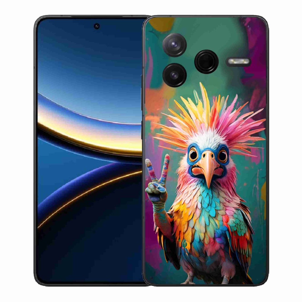 Gélový kryt mmCase na Xiaomi Poco F7 Pro - farebný rebel