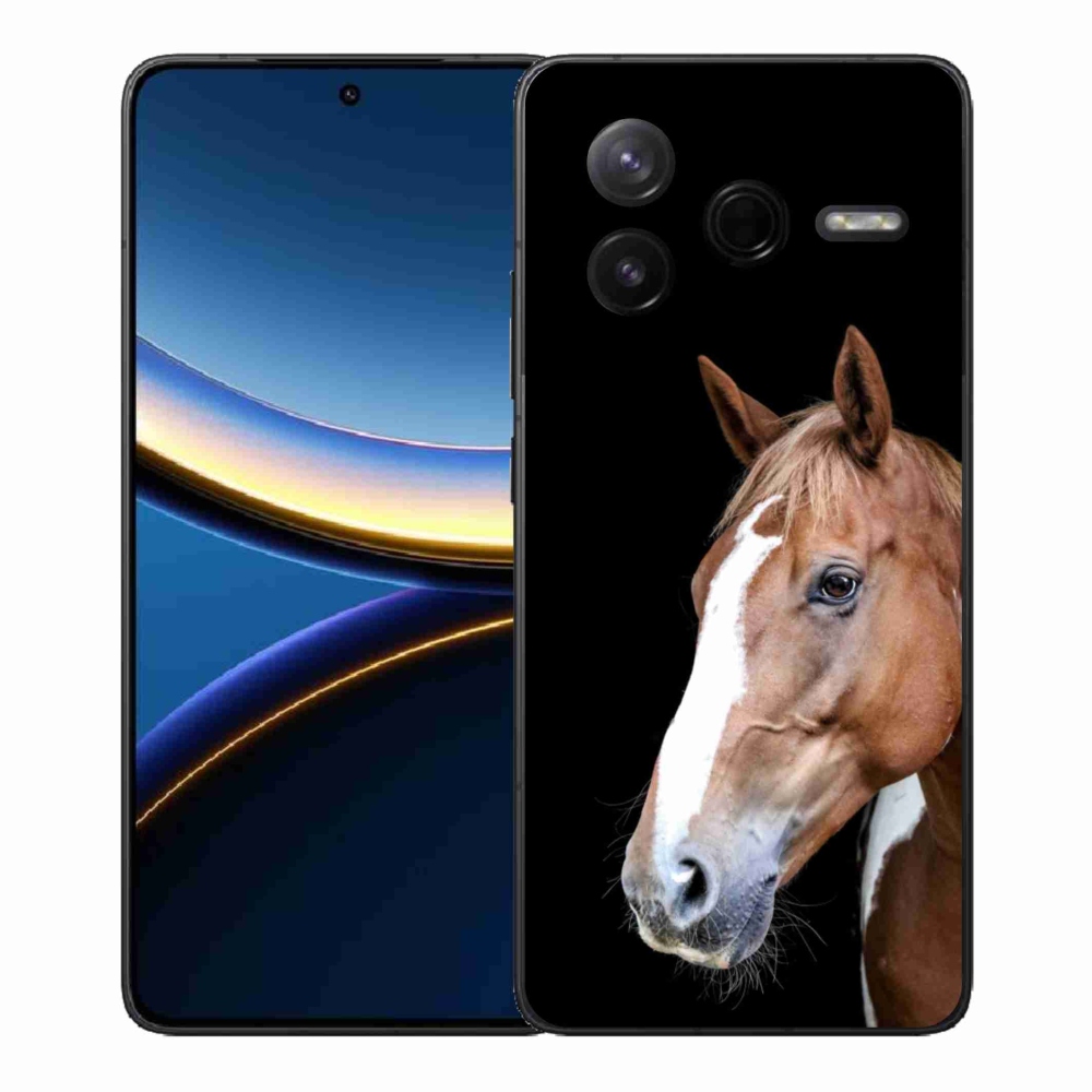 Gélový kryt mmCase na Xiaomi Poco F7 Pro - hnedý kôň 3