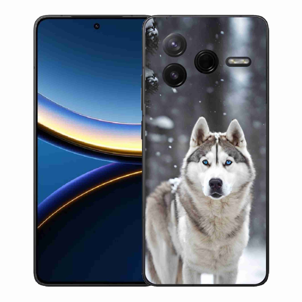 Gélový kryt mmCase na Xiaomi Poco F7 Pro - husky 2