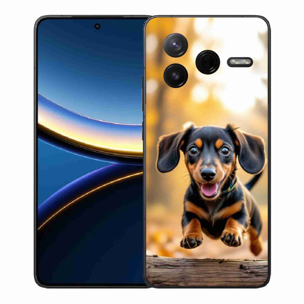 Gélový kryt mmCase na Xiaomi Poco F7 Pro - jazvečík 2