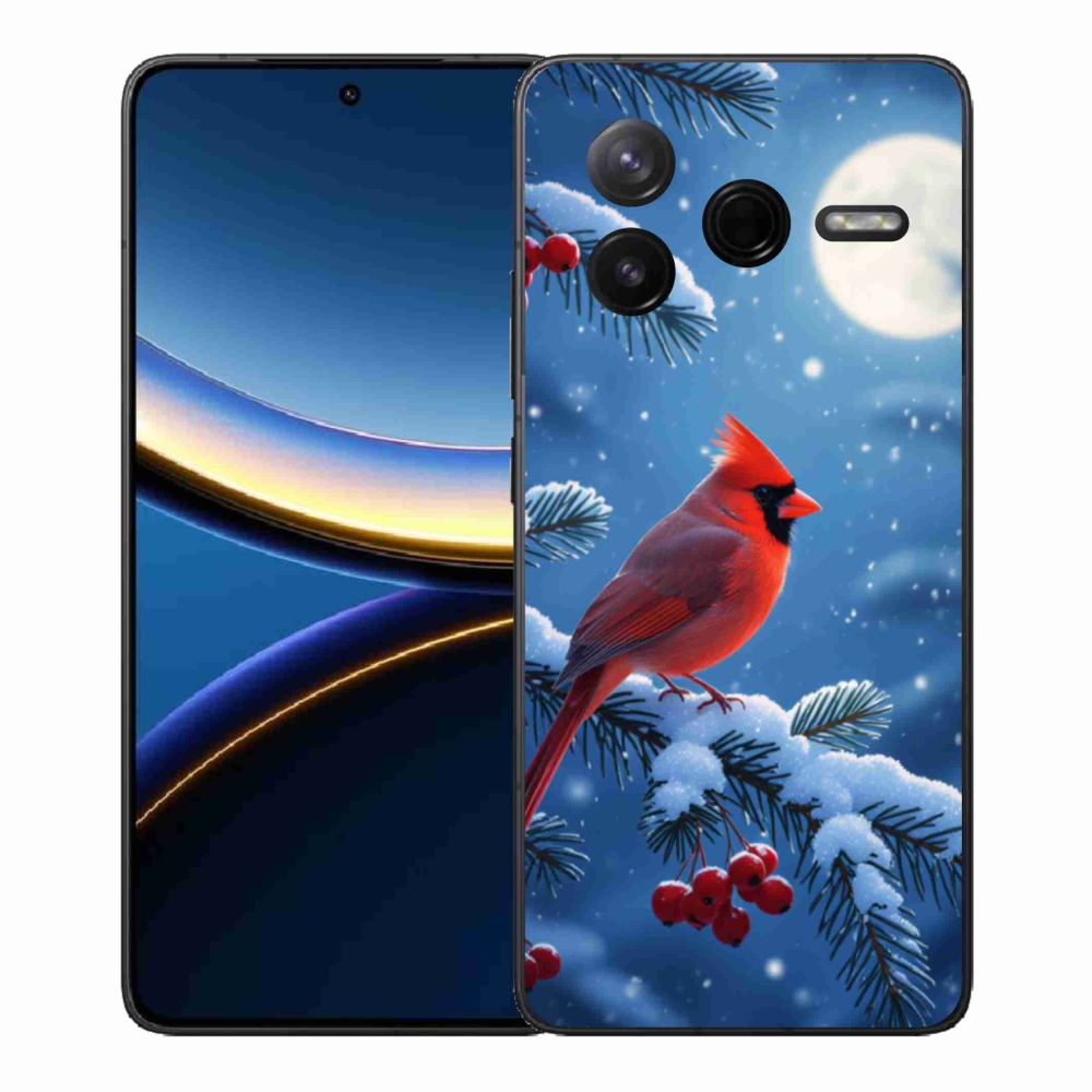 Gélový kryt mmCase na Xiaomi Poco F7 Pro - kardinál červený