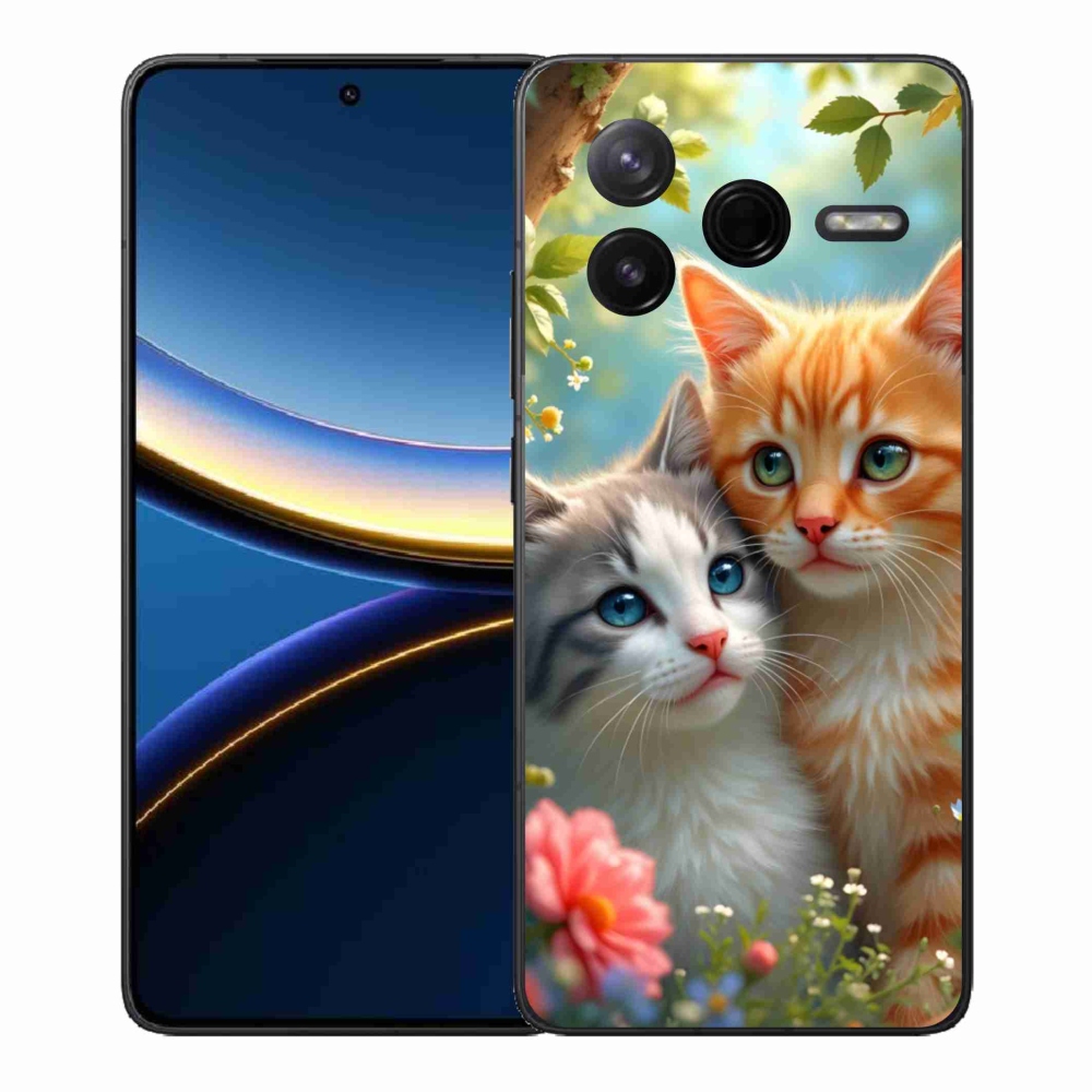 Gélový kryt mmCase na Xiaomi Poco F7 Pro - mačacia láska 2