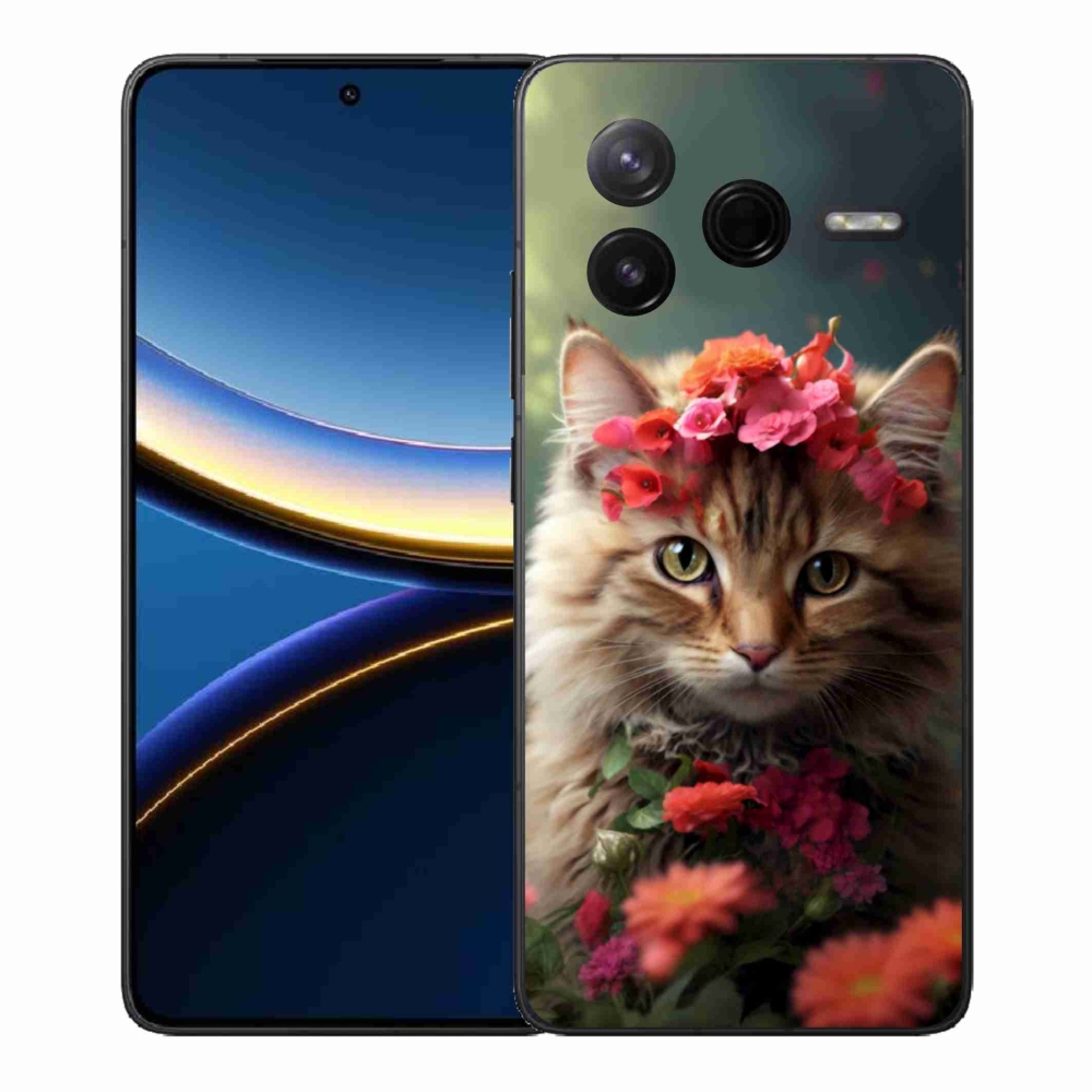 Gélový kryt mmCase na Xiaomi Poco F7 Pro - mačacia princezná