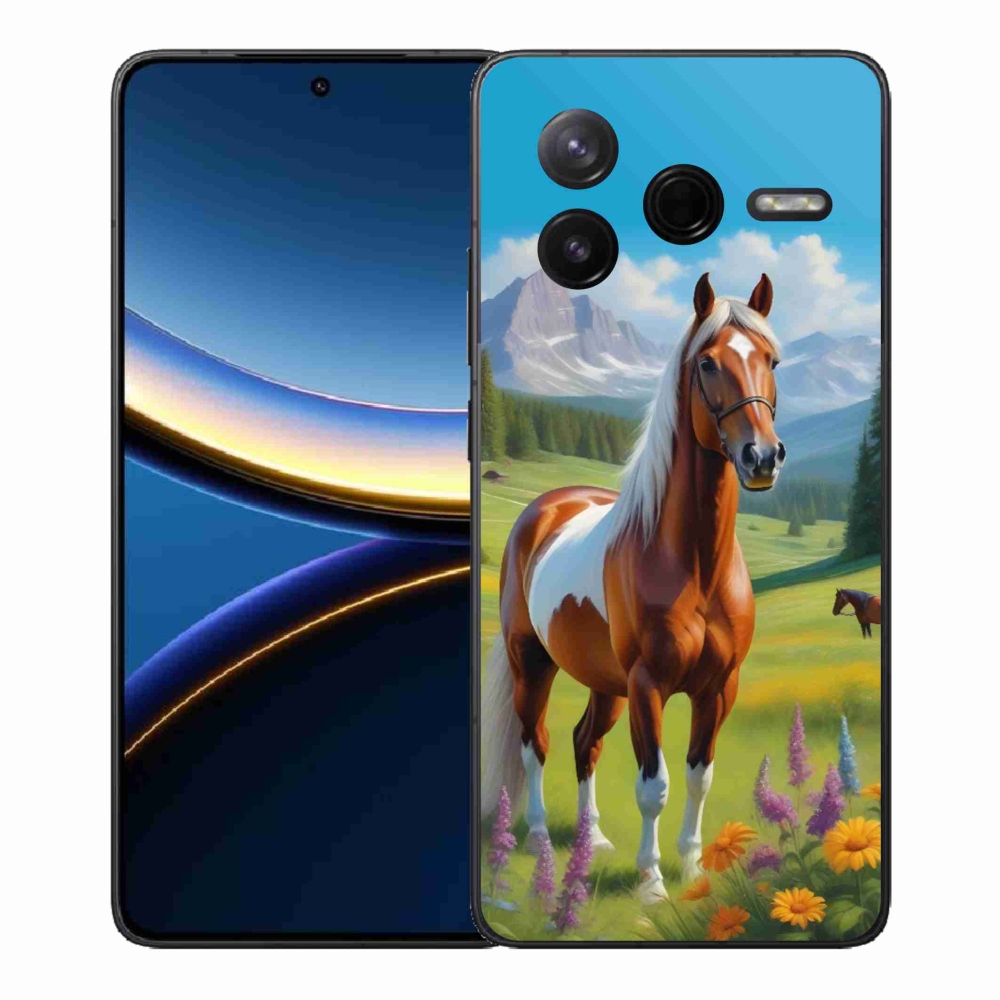 Gélový kryt mmCase na Xiaomi Poco F7 Pro - kôň na lúke