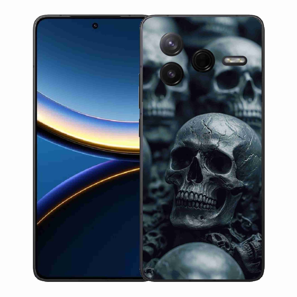 Gélový kryt mmCase na Xiaomi Poco F7 Pro - lebka 2