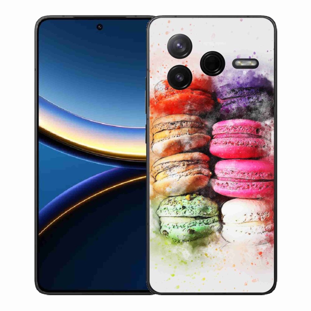 Gélový kryt mmCase na Xiaomi Poco F7 Pro - makrónky