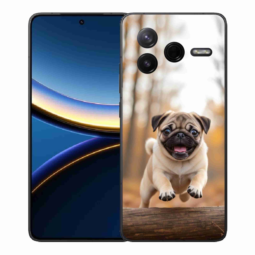 Gélový kryt mmCase na Xiaomi Poco F7 Pro - mops 2