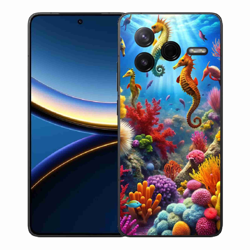 Gélový kryt mmCase na Xiaomi Poco F7 Pro - morský svet 3