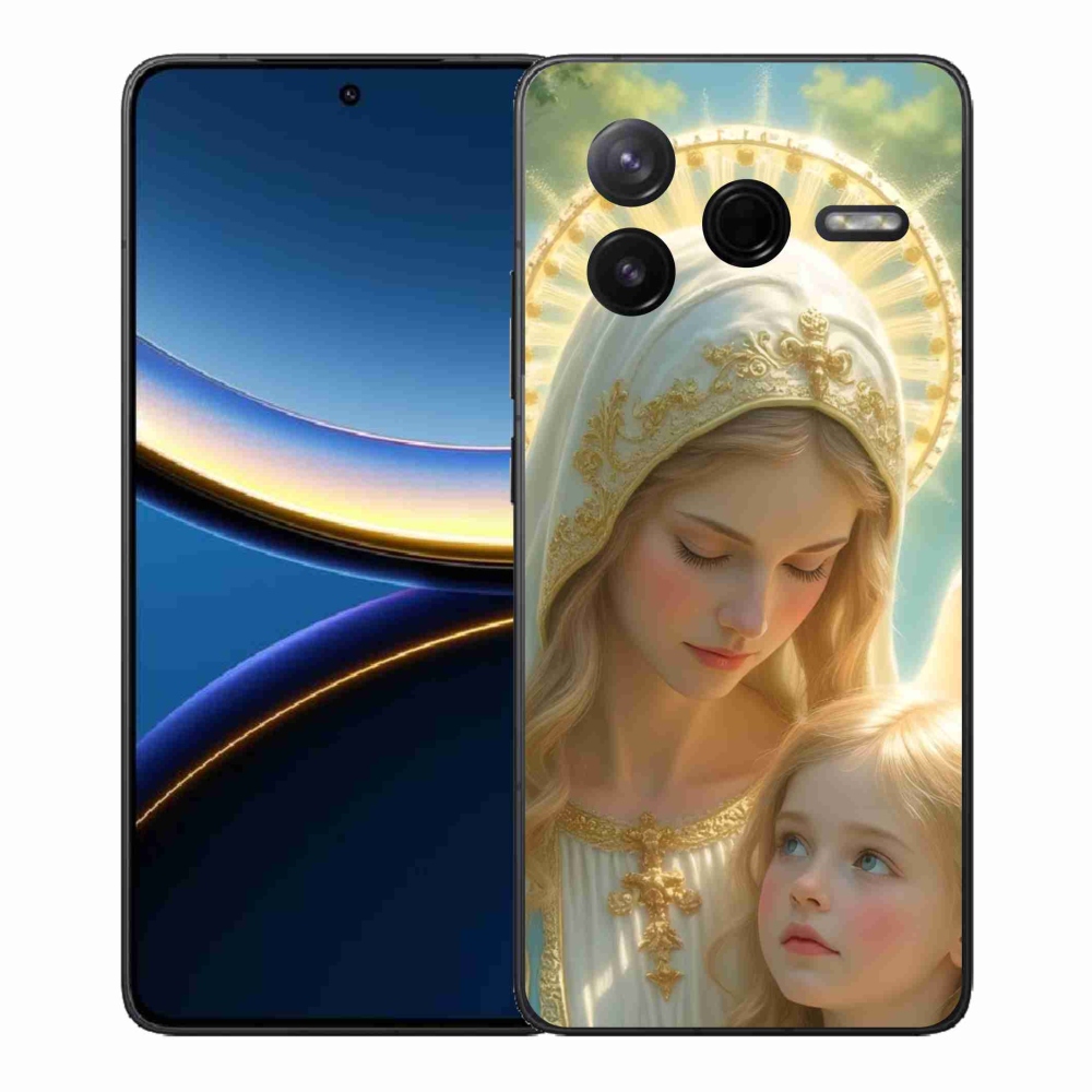 Gélový kryt mmCase na Xiaomi Poco F7 Pro - náboženský motív 2