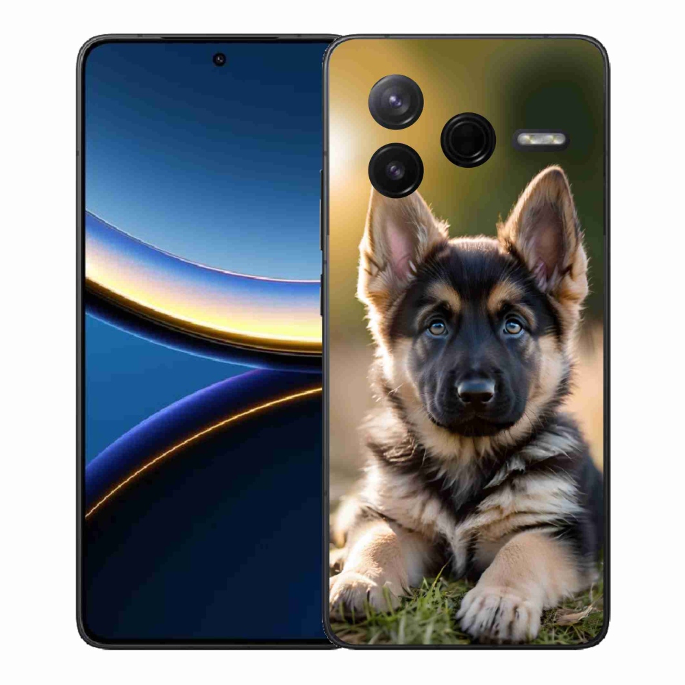 Gélový kryt mmCase na Xiaomi Poco F7 Pro - nemecký ovčiak v prírode