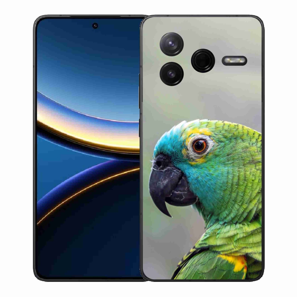 Gélový kryt mmCase na Xiaomi Poco F7 Pro - papagáj amazoňan