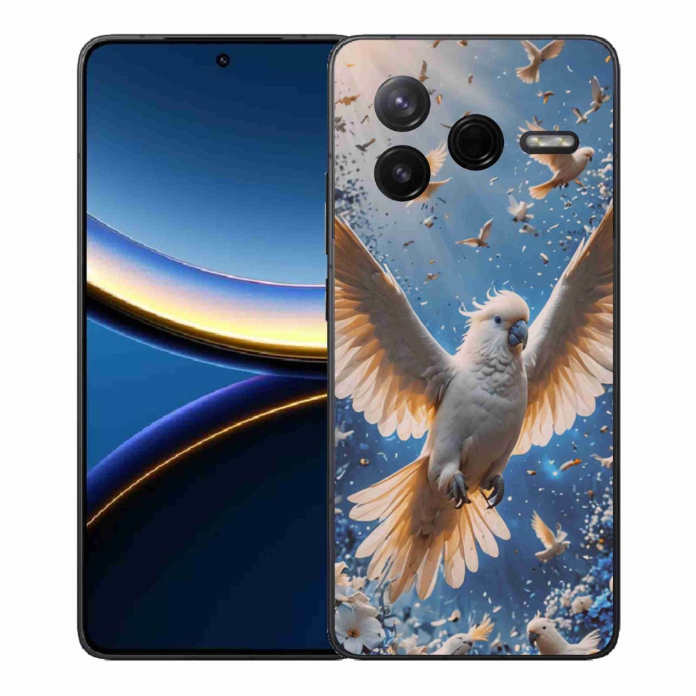 Gélový kryt mmCase na Xiaomi Poco F7 Pro - papagáj kakadu