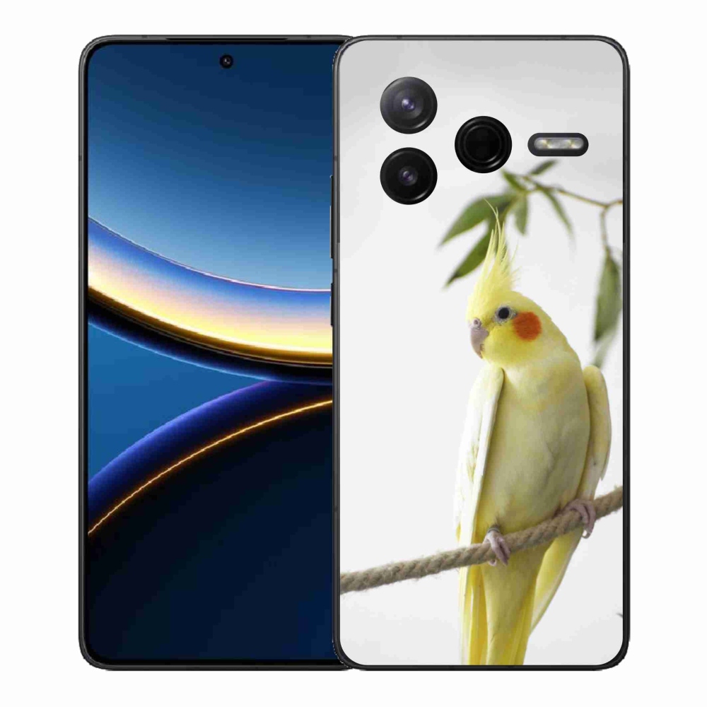 Gélový kryt mmCase na Xiaomi Poco F7 Pro - papagáj korela chocholatá