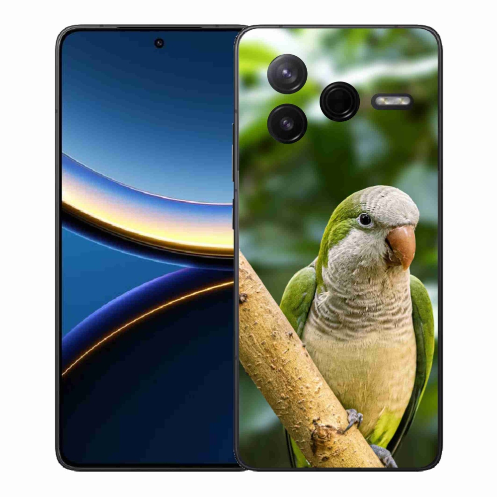 Gélový kryt mmCase na Xiaomi Poco F7 Pro - papagáj mníšok